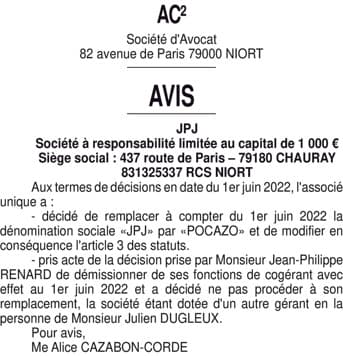 Contenu publication