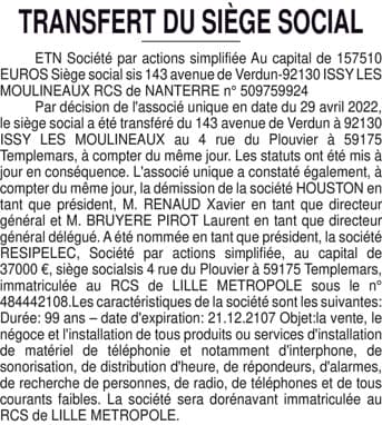 Contenu publication