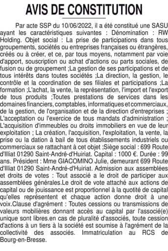 Contenu publication