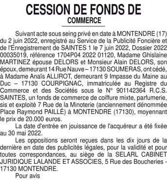Contenu publication