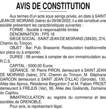 Contenu publication