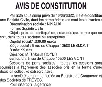 Contenu publication