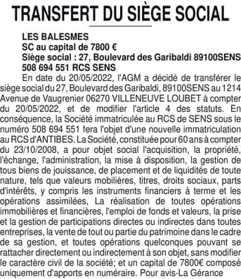 Contenu publication