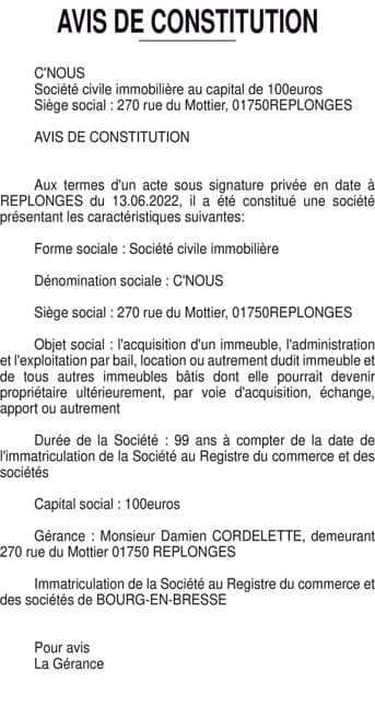 Contenu publication