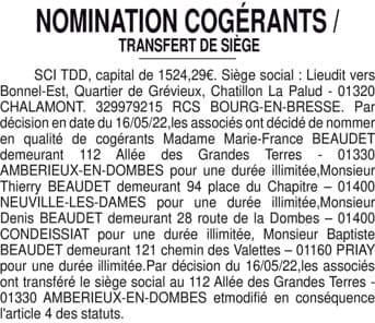 Contenu publication
