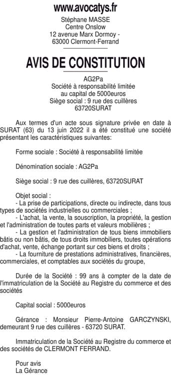 Contenu publication