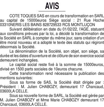 Contenu publication
