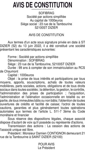 Contenu publication