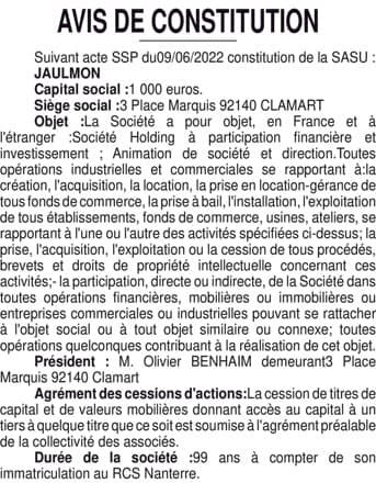 Contenu publication