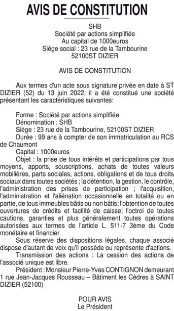 Contenu publication