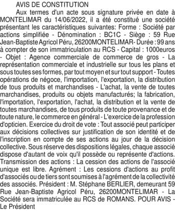 Contenu publication