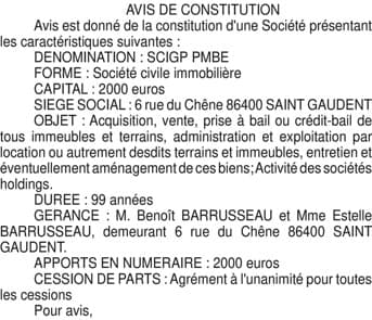 Contenu publication