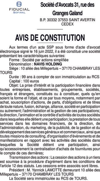 Contenu publication