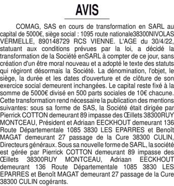 Contenu publication