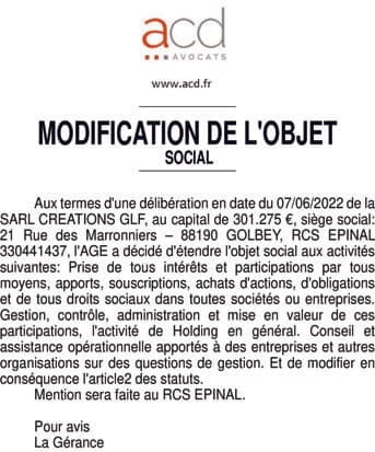 Contenu publication