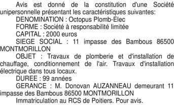 Contenu publication