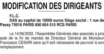 Contenu publication