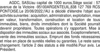 Contenu publication