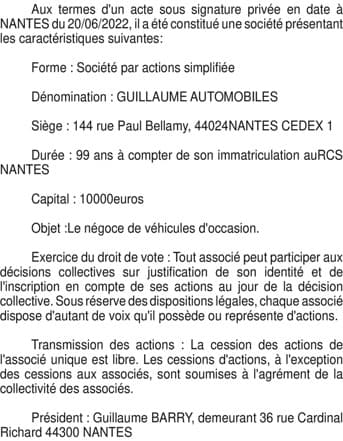 Contenu publication