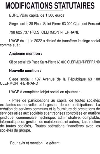 Contenu publication