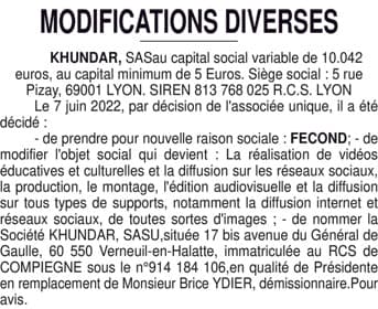 Contenu publication