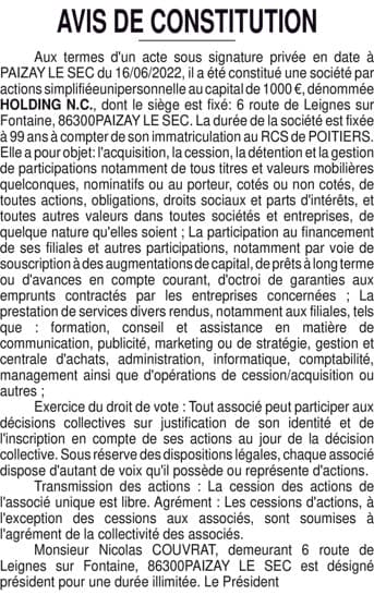 Contenu publication