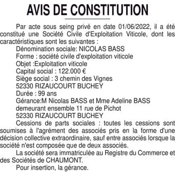 Contenu publication