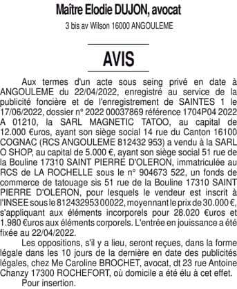 Contenu publication