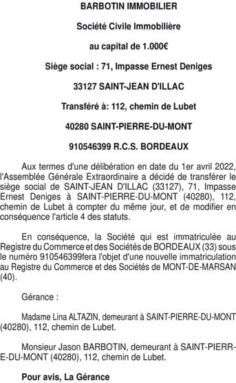 Contenu publication