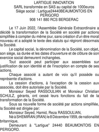 Contenu publication