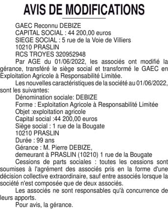 Contenu publication