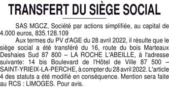 Contenu publication
