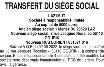 Contenu publication