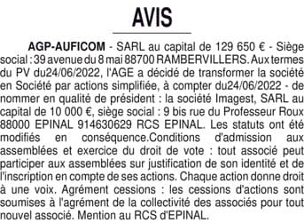 Contenu publication