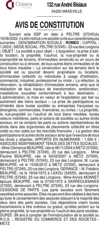 Contenu publication