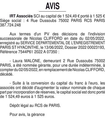 Contenu publication