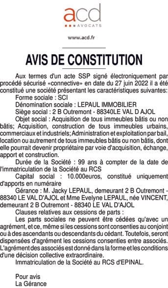 Contenu publication