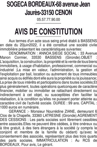 Contenu publication