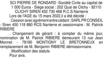 Contenu publication