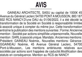Contenu publication