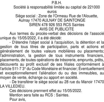 Contenu publication