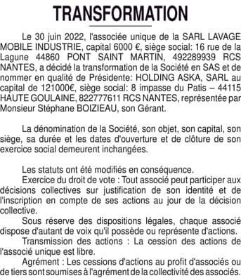 Contenu publication