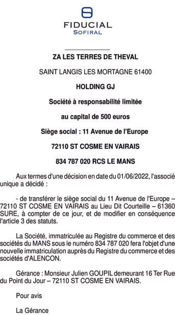 Contenu publication