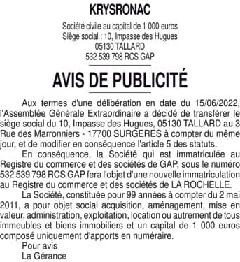 Contenu publication