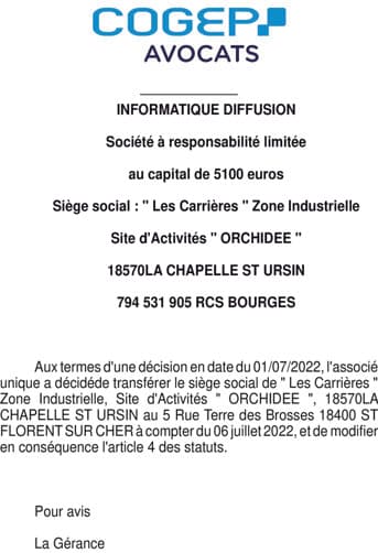 Contenu publication