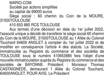 Contenu publication