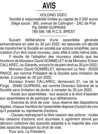 Contenu publication