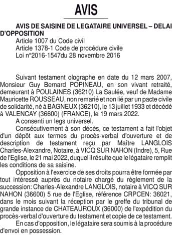 Contenu publication