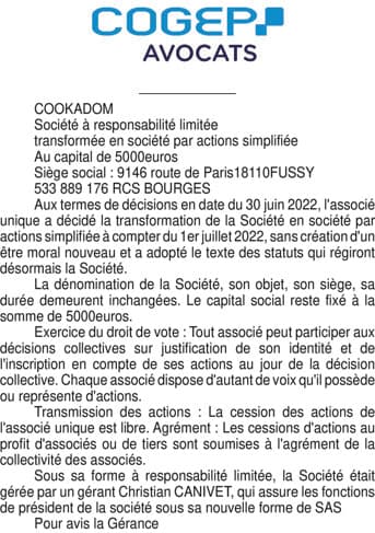 Contenu publication