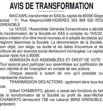 Contenu publication